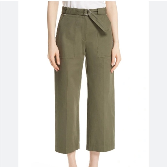Rag & Bone Lora Green Belted Trouser, Size 31 - Picture 2 of 7